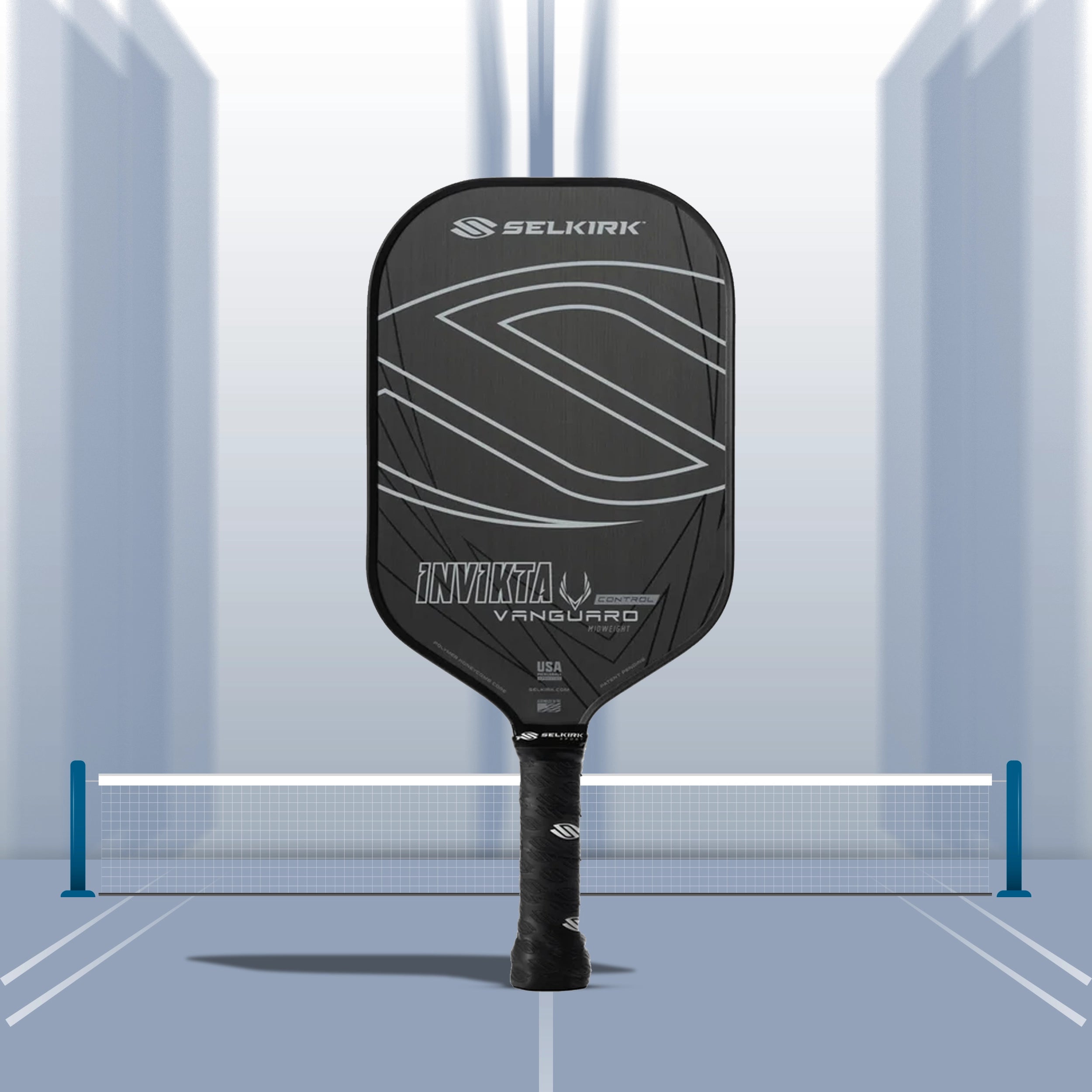 Selkirk Vanguard Pro Invikta Pickleball Paddle - Raw Carbon