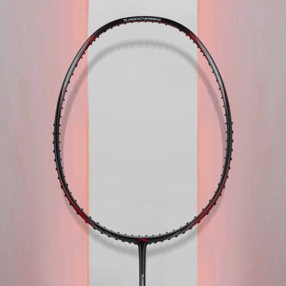 Li-Ning Turbo Charging 20C Combat Badminton Racket- Black/red