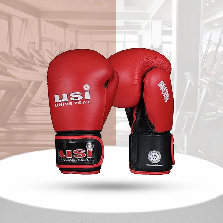 USI Universal Immortal Safe Spar Boxing Gloves 16 OZ - Red