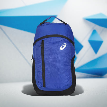 ASICS SPIRAL LOGO BACK PACK (UX) - BLUE/PERFORMANCE BLACK - InstaSport