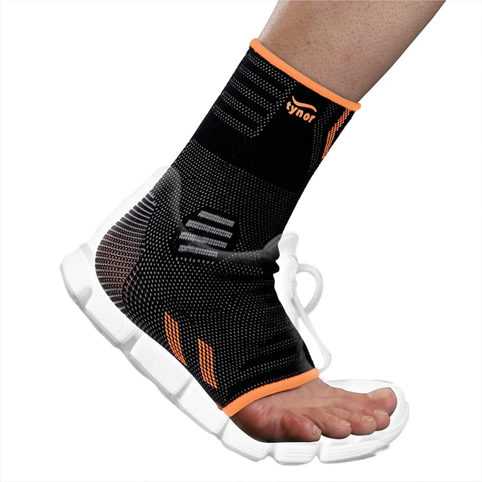 Tynor Air Pro Ankle Support - Black & Orange - InstaSport