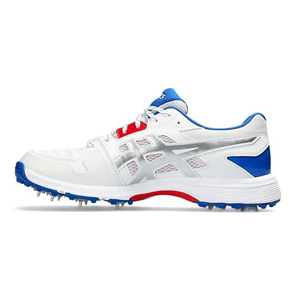 Asics Gel Gully 7 Cricket Shoes (White / Pure Silver) - InstaSport