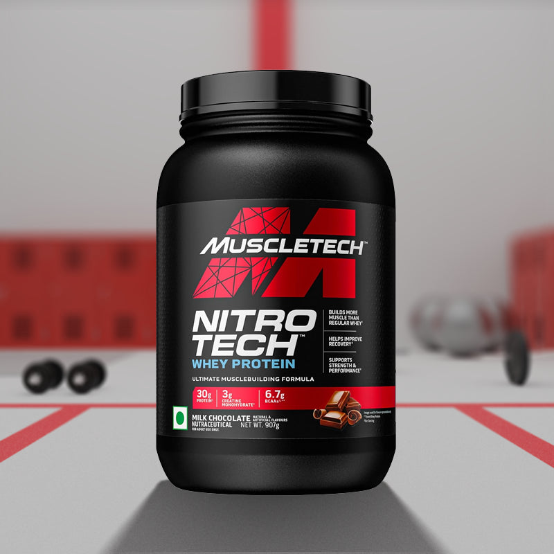 MuscleTech Nitro Tech Whey Protein - Milk Chocolate - InstaSport