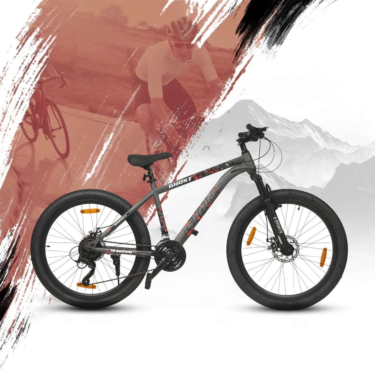 G-Sports Ghost MS 24 Bicycle - Grey
