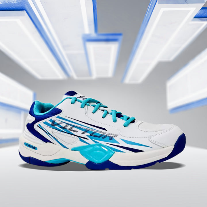 Victor AS-40W All-Around Non-Marking Badminton Shoes U-Shape 3.5- White