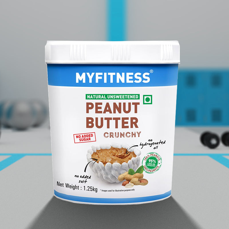 MYFITNESS Natural Crunchy Peanut Butter - InstaSport
