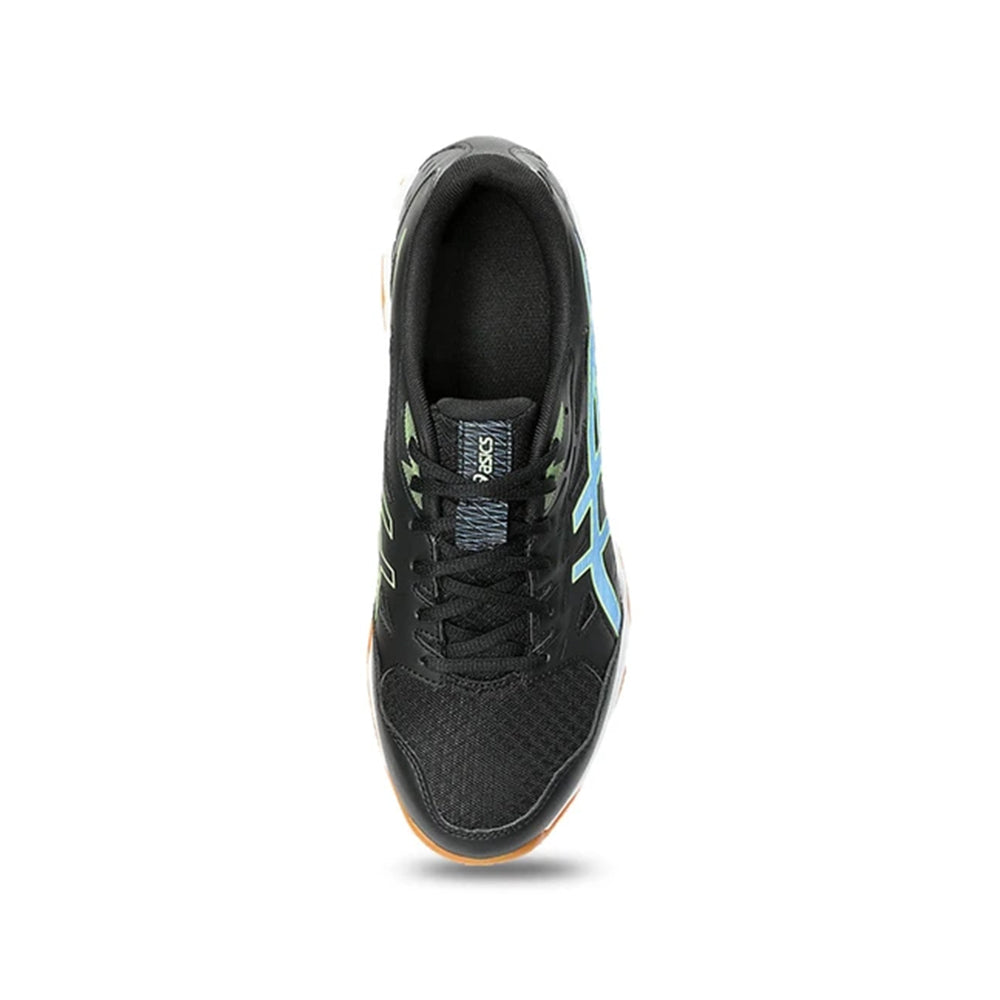 Asics Gel Rocket 11 Badminton Shoes (Black/ Waterscape) - InstaSport