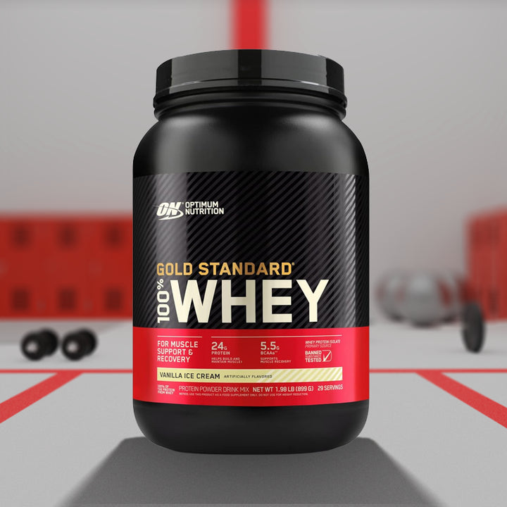 Optimum Nutrition Gold Standard Whey Protein - (Vanilla Ice Cream) - InstaSport