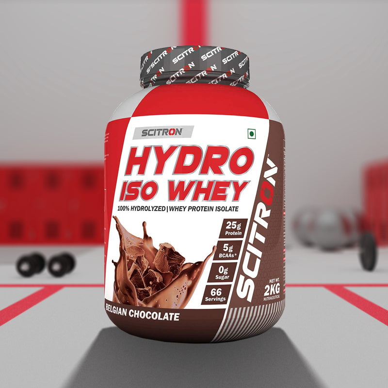 Scitron 100% Hydrolyzed Whey Protein Isolate - (Belgian Chocolate) - InstaSport