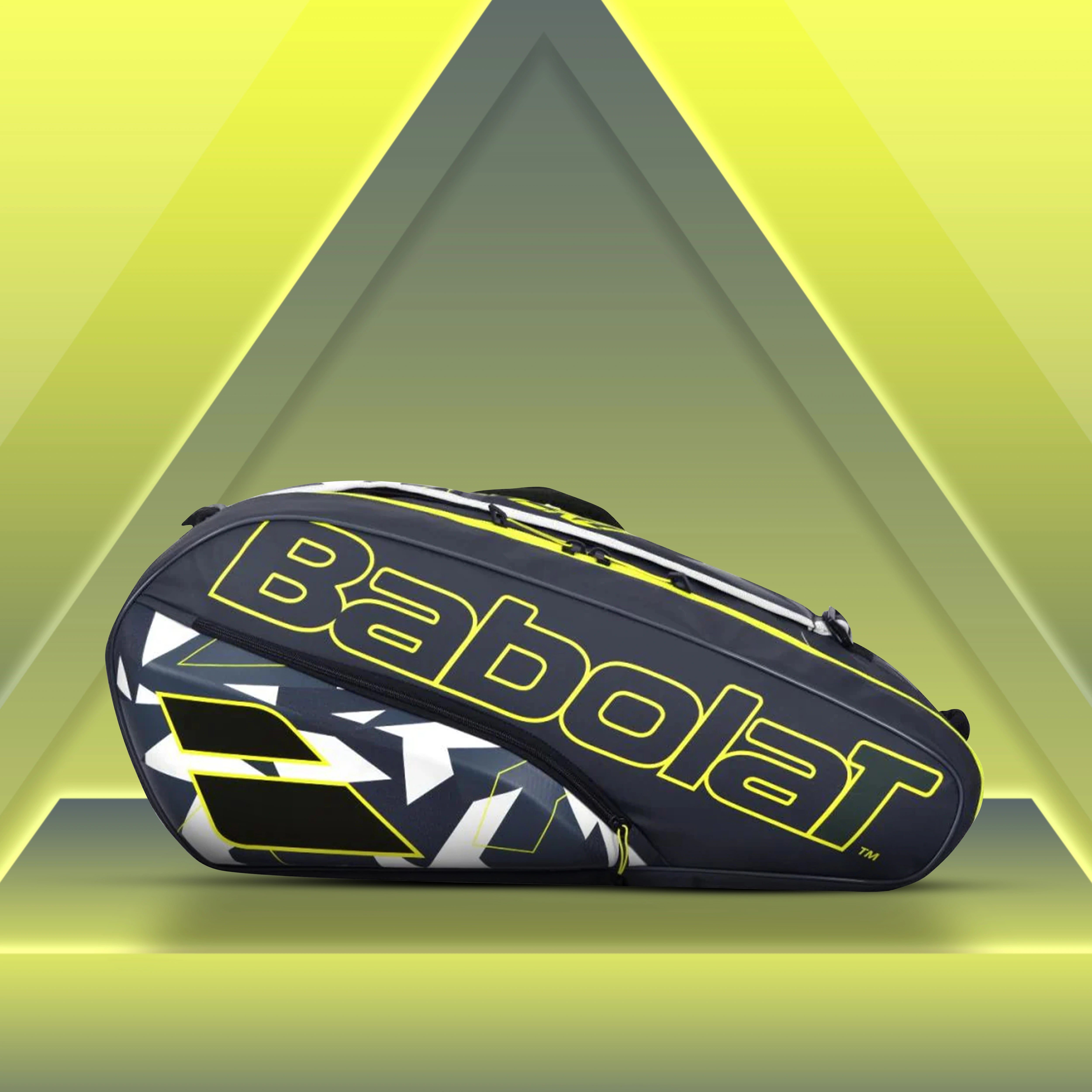 Babolat RH 12 Pure Aero Tennis Kitbag - Yellow - InstaSport