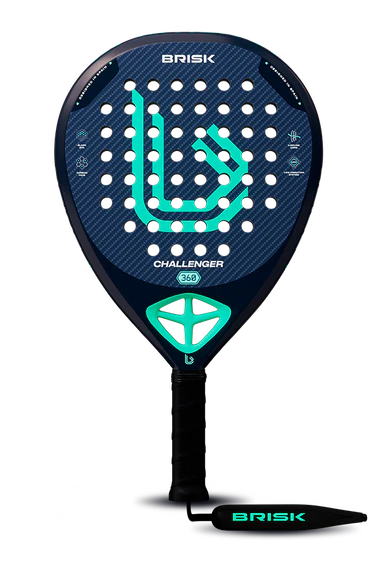 Brisk Challenger Padel Racquet - 360 gms