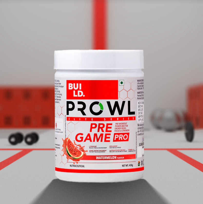 Build Prowl Pre Game Pro - Watermelon - 450 gm - InstaSport