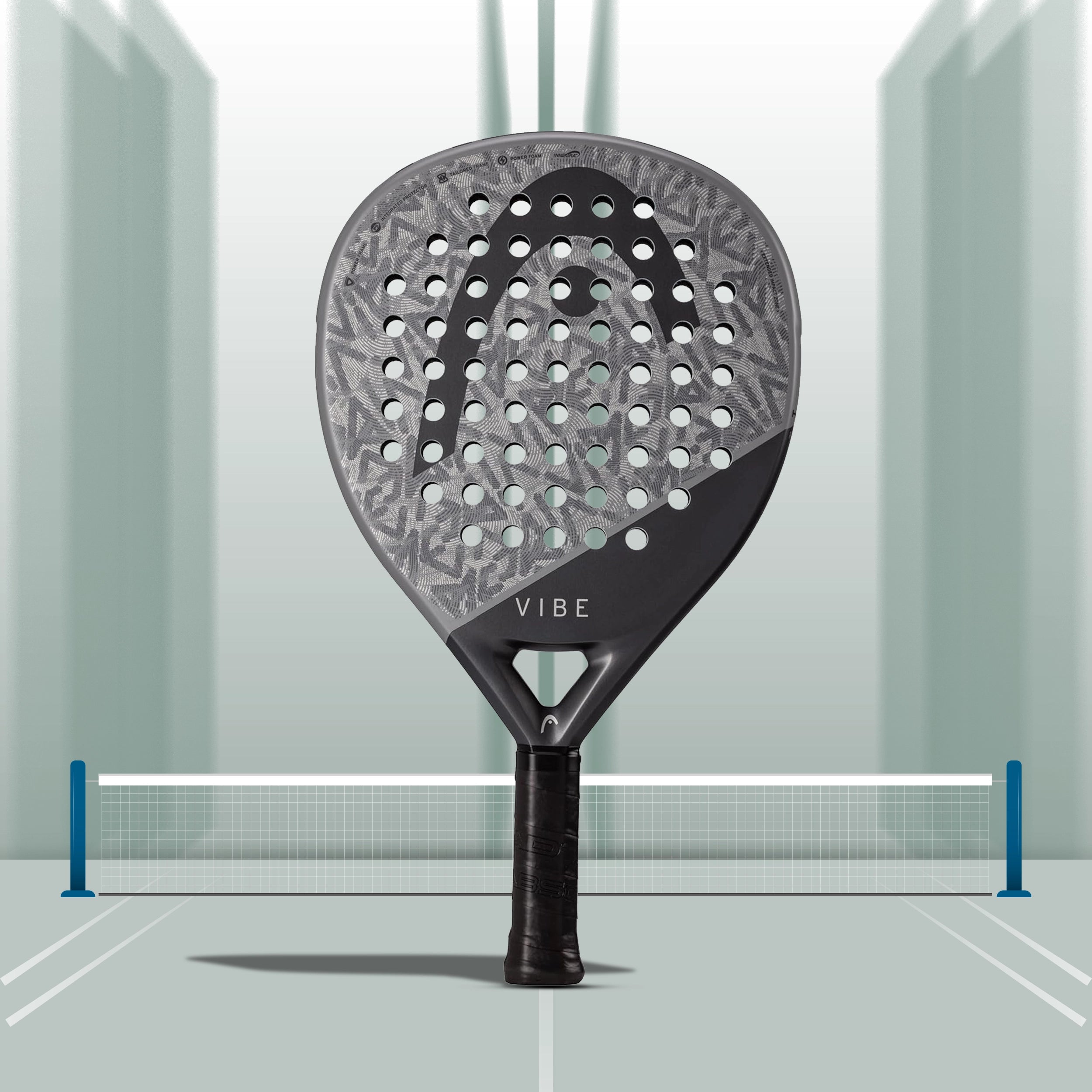 Head Vibe 2025 Padel Racquet - Black/Grey