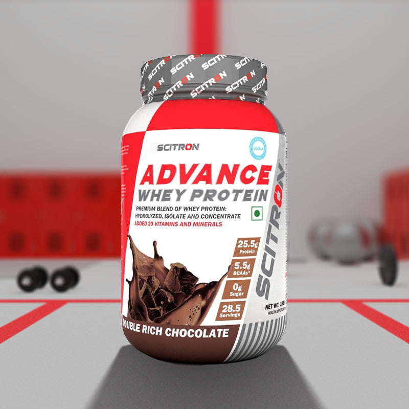 Scitron Advance Whey Protein - (Double Rich Chocolate) - InstaSport