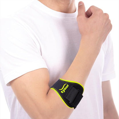 Tynor Tennis/ Golfer's Elbow Support Pro - Black & Green - InstaSport