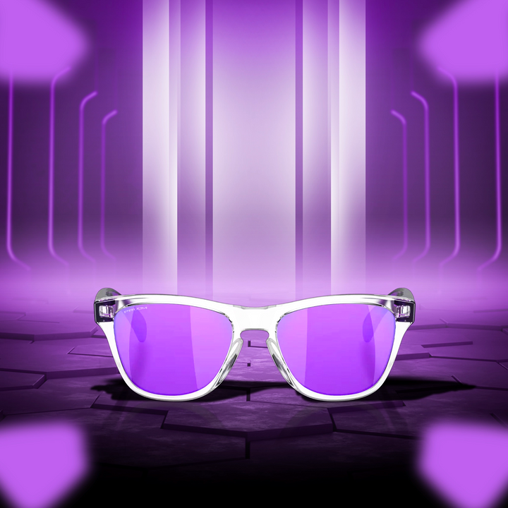 Oakley Frogskins XXS clear Prizm Violet Sunglass