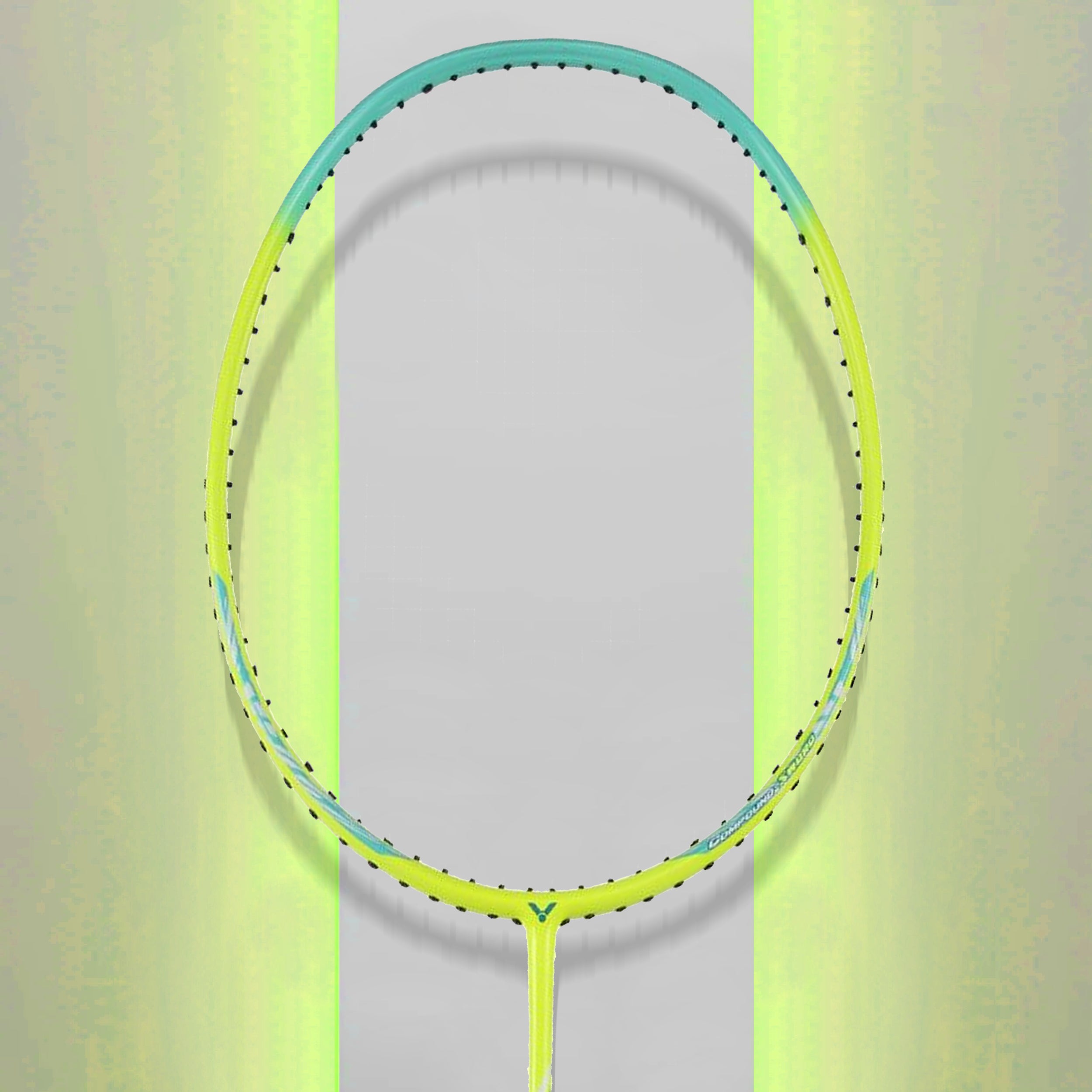 Victor Aura Speed 9 Strung Badminton Racket - Light Lime - 4U