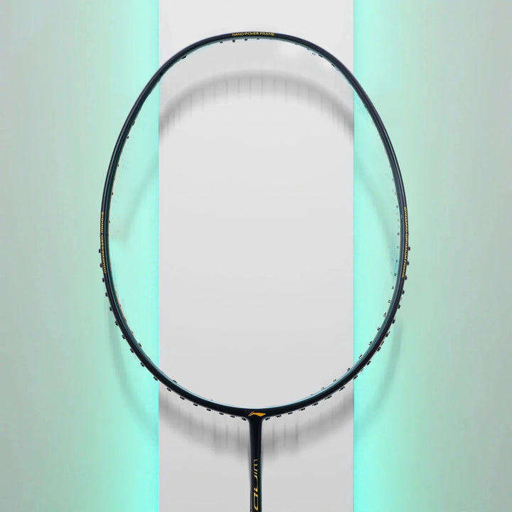 Li-Ning Wind Lite Stealth Badminton Racket- Black/Green/Gold