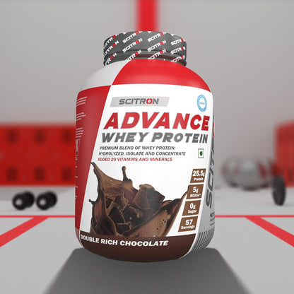 Scitron Nitro Series Premium Whey Protein -  (Rich Chocolate) - InstaSport