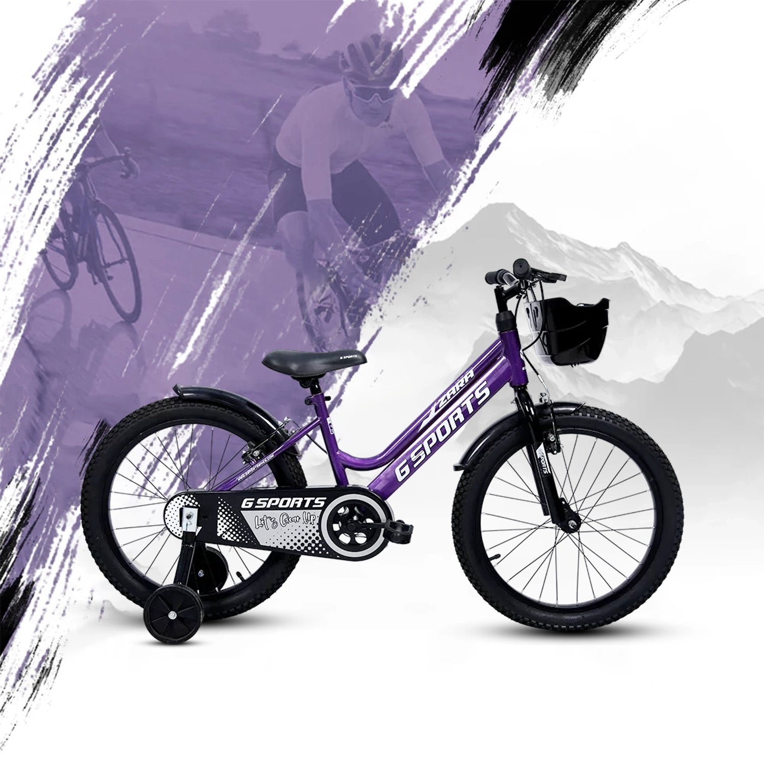 G-Sports Zara 20 Kids Unisex Bicycle - Purple