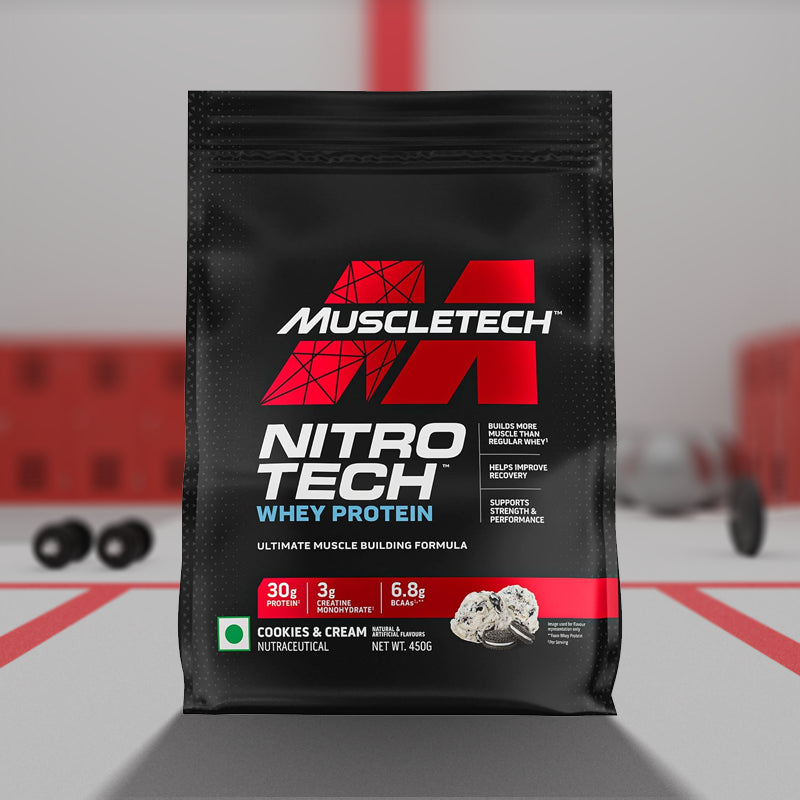 Muscletech Nitro-Tech Whey Protein (Cookie & Cream) - InstaSport