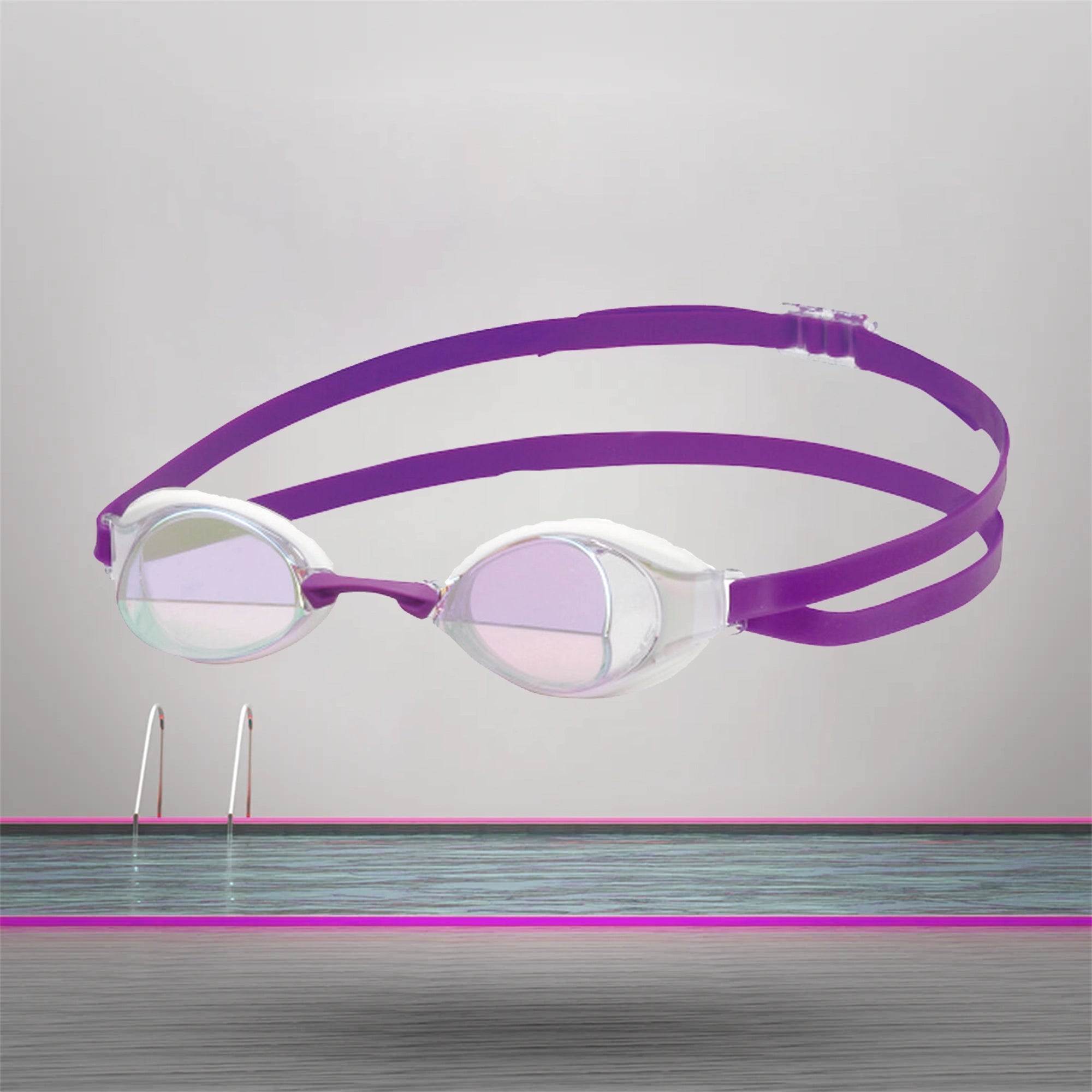 Swans Ignition-M Clear X Yellow Mirror Swimming Goggle