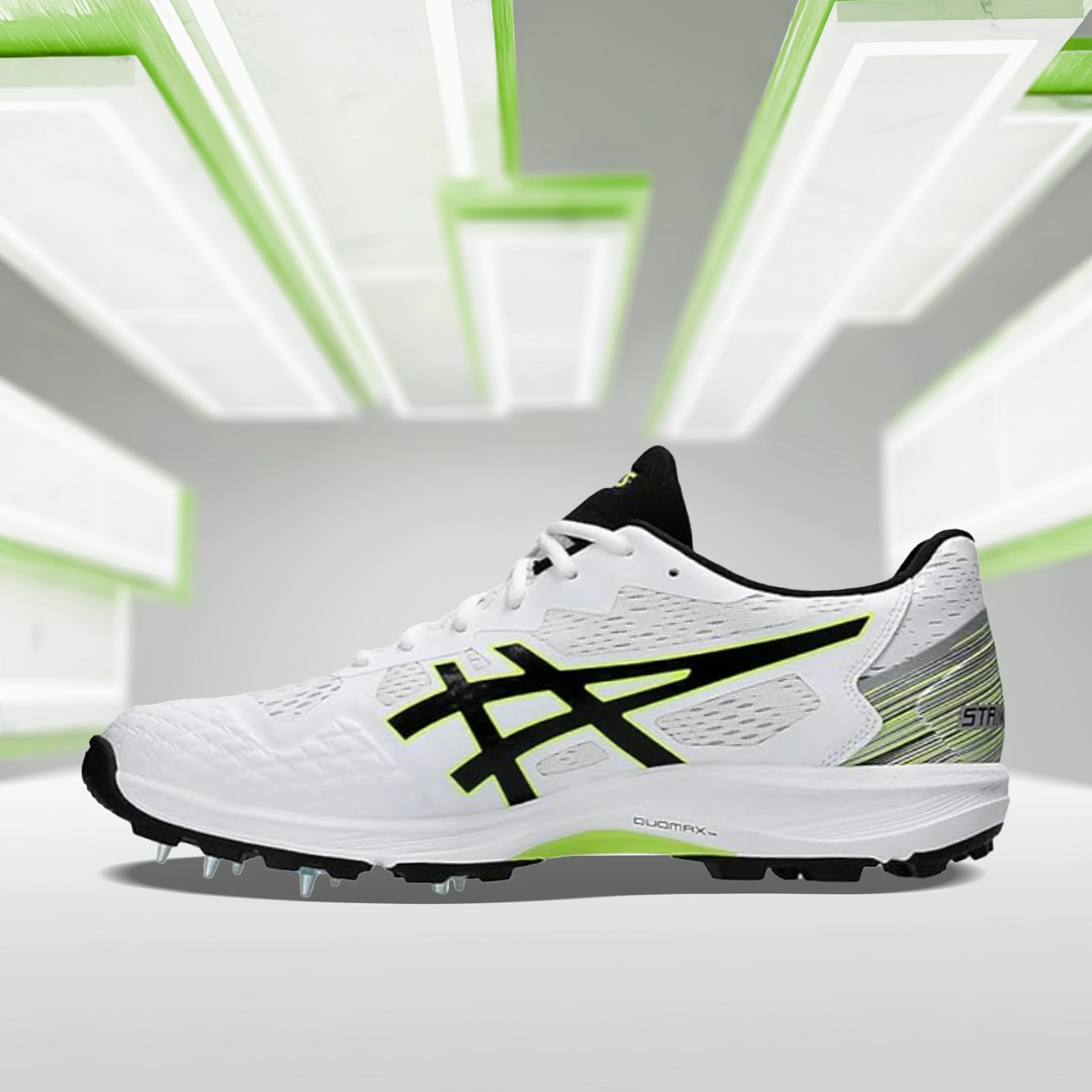 Asics Strike Rate FF Cricket Shoes - (White/Black) - 1111A245.100