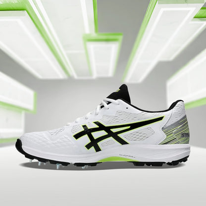 Asics Strike Rate FF Cricket Shoes - (White/Black) - 1111A245.100