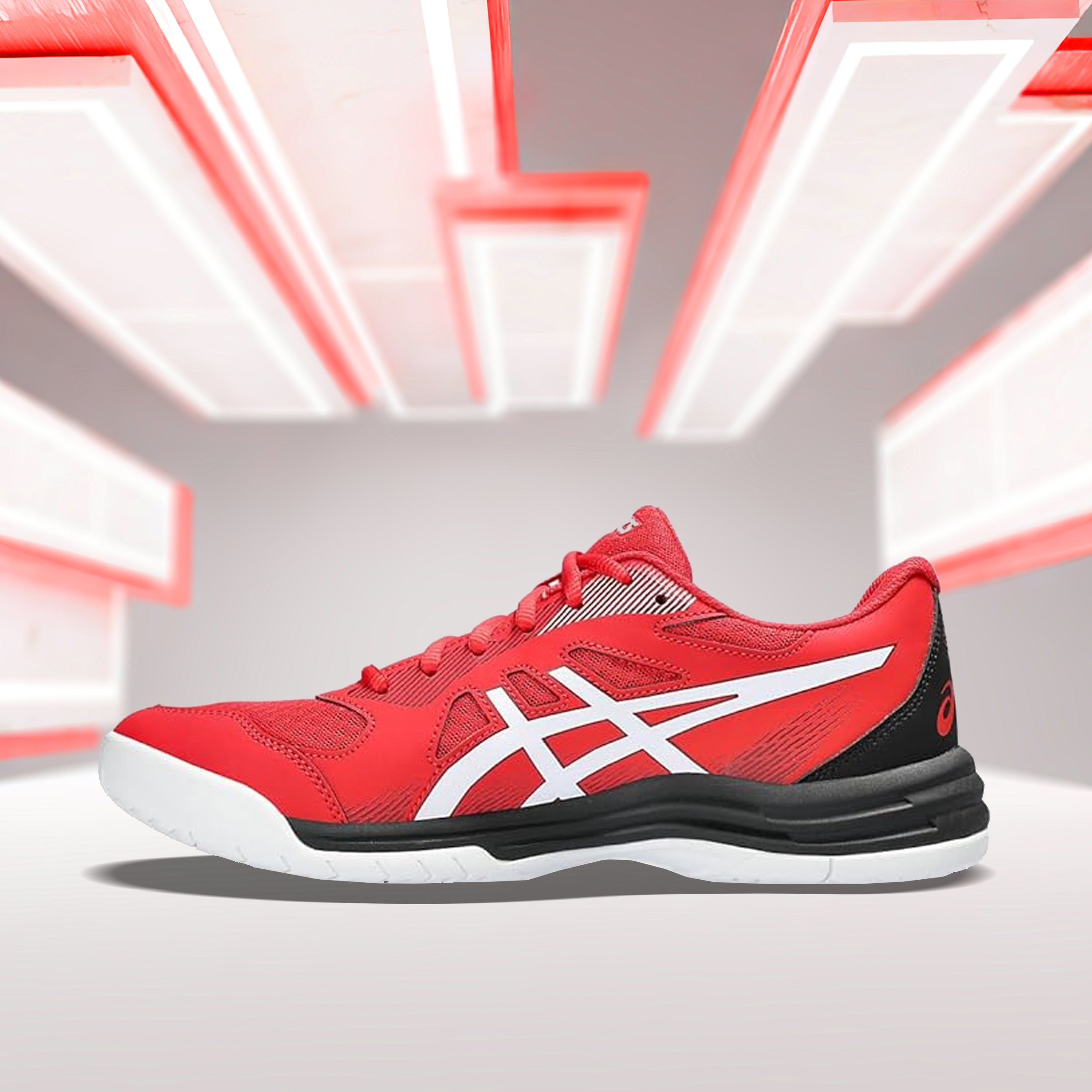 Asics Upcourt 5 (Classic Red/ Beet Juice)  Badminton Shoes - InstaSport