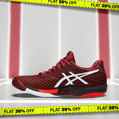 Asics Solution Speed FF2 Tennis Shoes (Antique Red/White)- DOD - InstaSport