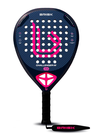 Brisk Challenger W Padel Racquet - 350 gms - InstaSport