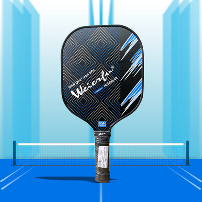 Weierfu Graphite Face Platinum Pickleball Paddle Set - Black