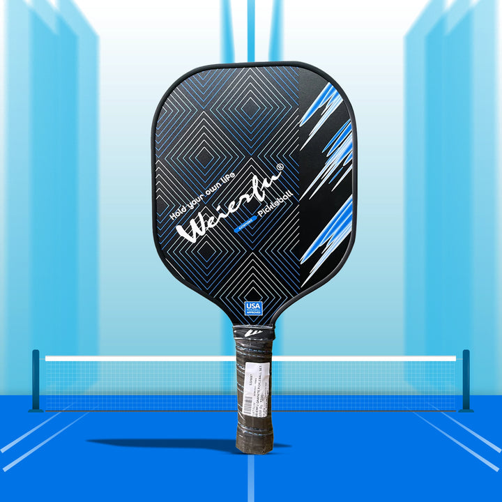 Weierfu Graphite Face Platinum Pickleball Paddle Set - Black