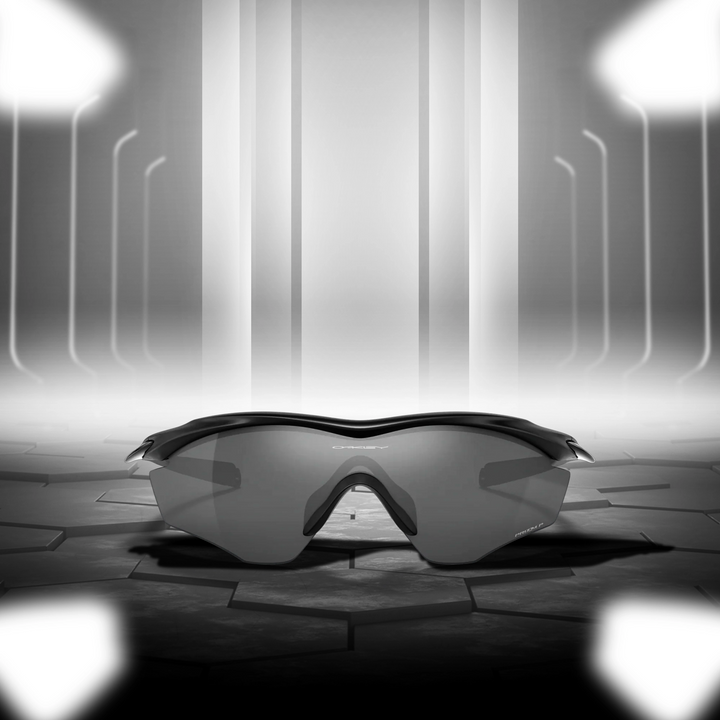 Oakley M2 Frame XL Polished Black Grey Sunglass