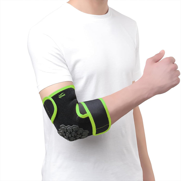 Tynor Elbow Wrap Neo - Black & Green - InstaSport