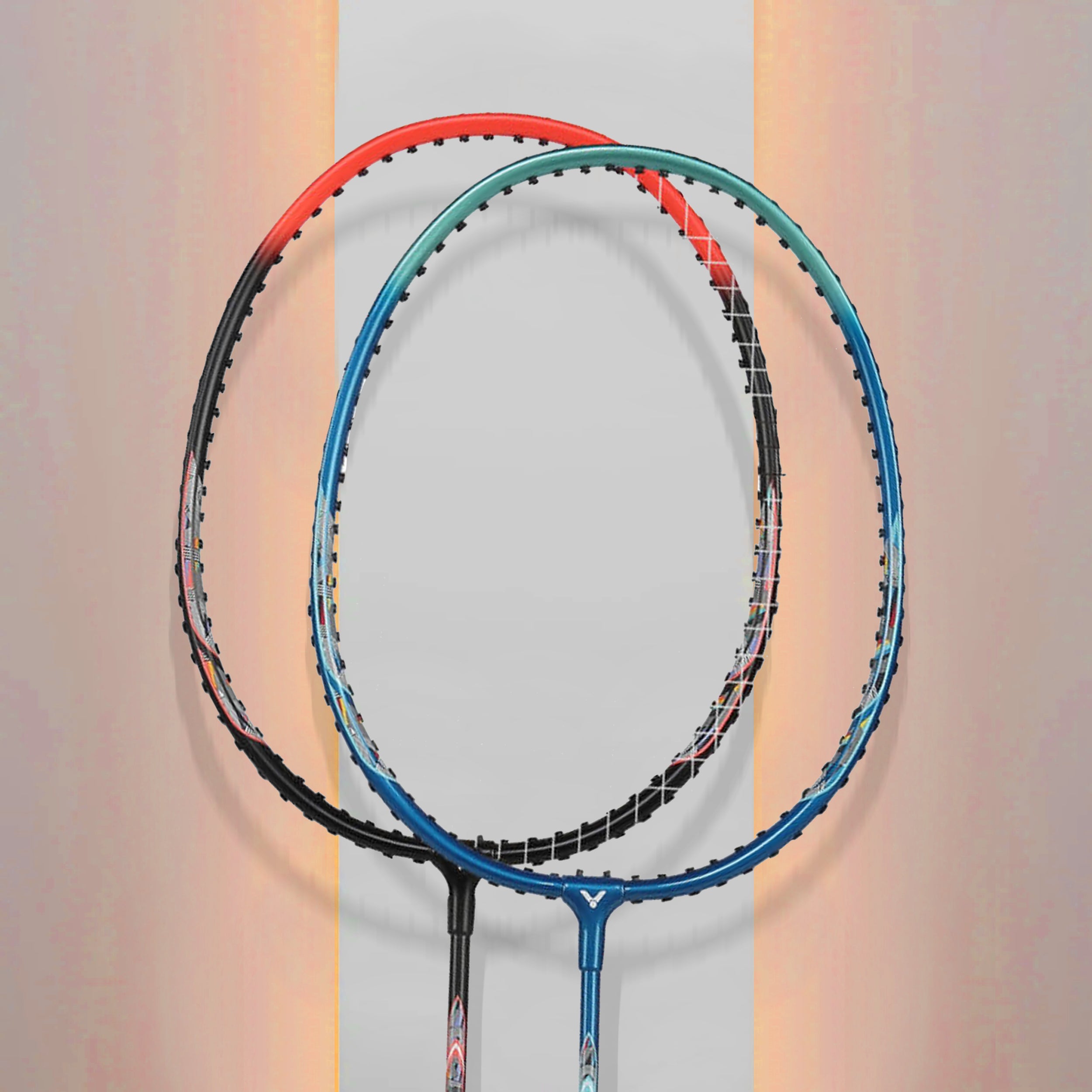 Victor DX-5110AL RD Strung Badminton Racket (Set of 2)