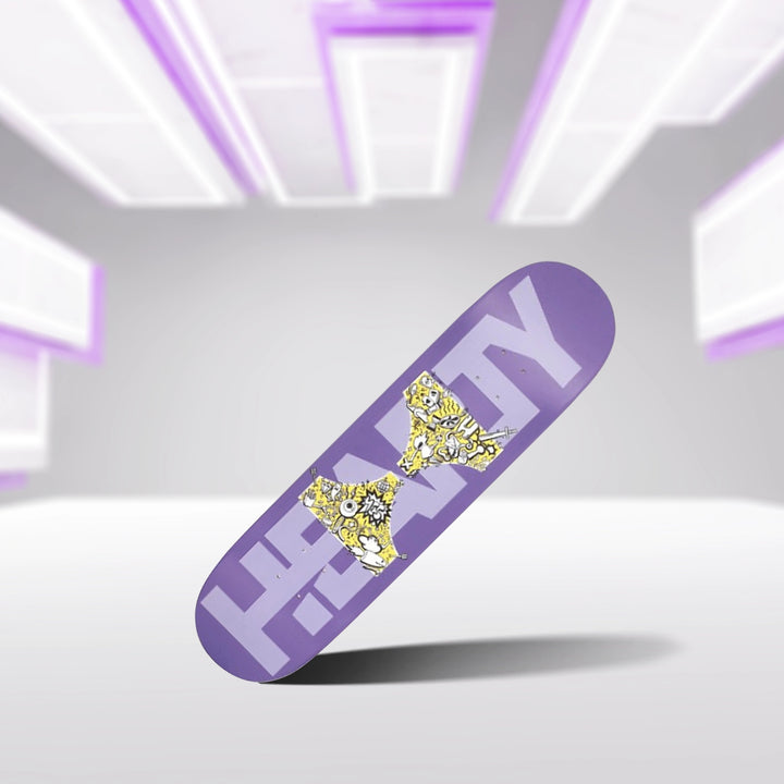 Hearty Pro-Complete Skateboard Pack- Unassembled- 8.0" & 8.25"-Purple Dipped