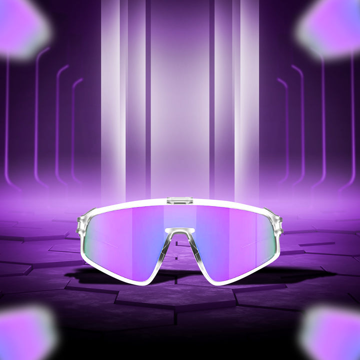 Oakley Latch Panel matte clear Prizm Violet Sunglass