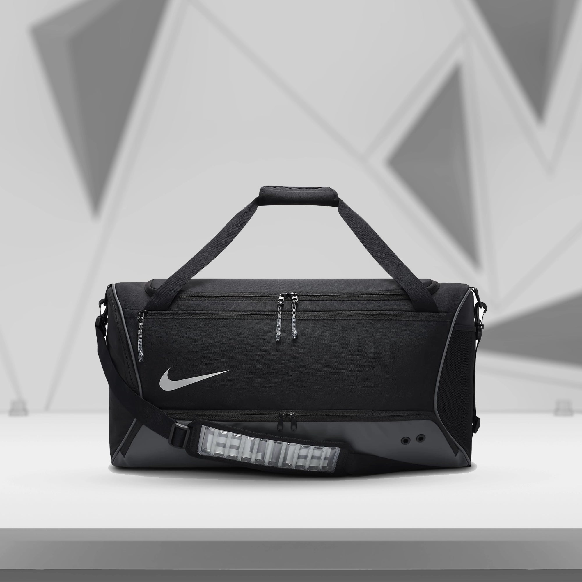 Nike Hoops Elite Duffle Bag - Black/Silver/Grey