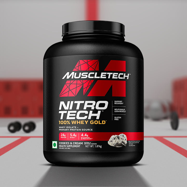 Muscletech Nitro-Tech 100% Whey Gold - (Cookie & Cream) - InstaSport