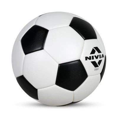 Nivia Black and White Footballs - Size 5 - InstaSport