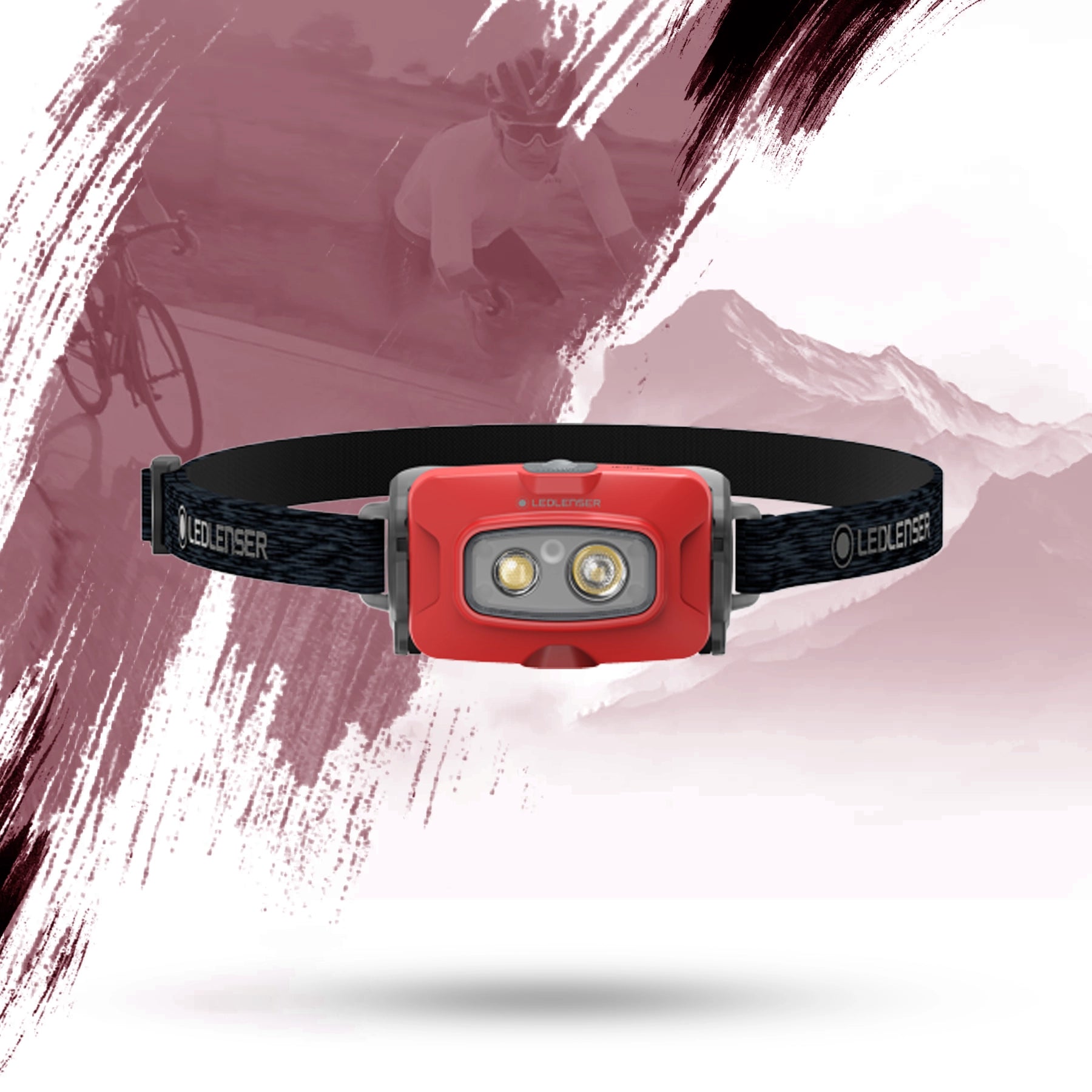 Ledlenser HF4R Core Headlamp - Red