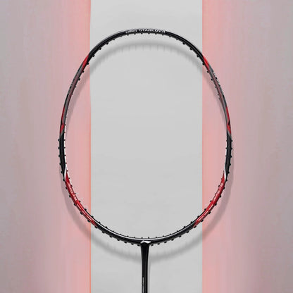 Li-Ning Tectonic 1S Badminton Racket- Grey / Red