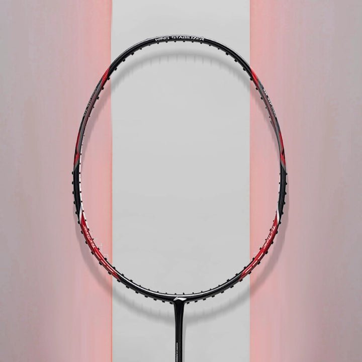 Li-Ning Tectonic 1S Badminton Racket- Grey / Red