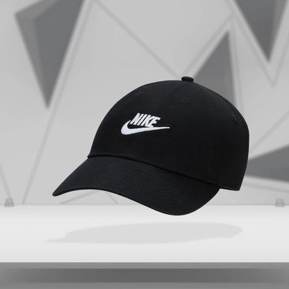 Nike Club Unstructured Futura Wash Cap - Black