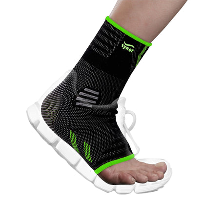 Tynor Air Pro Ankle Support - Black & Green - InstaSport