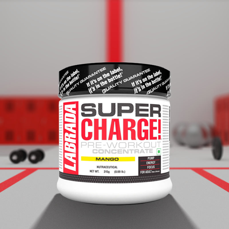 Labrada SUPER CHARGE Pre-Workout Concentrate - (Mango) - InstaSport