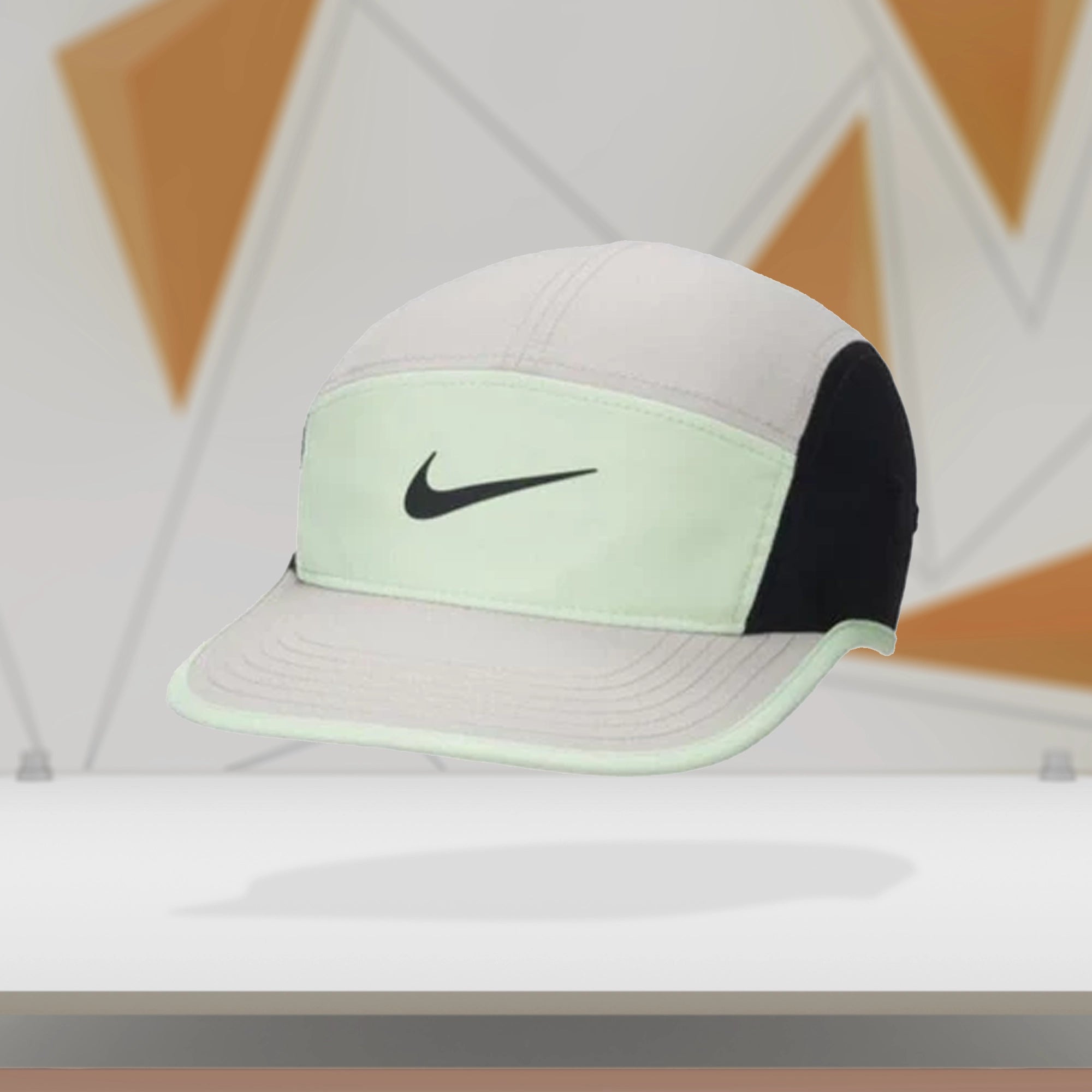 Nike Dri-FIT Fly Unstructured Swoosh Cap - LT Iron Ore Vapor Green Black