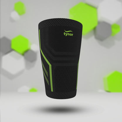 Tynor Air Pro Thigh Support - Black & Green - InstaSport