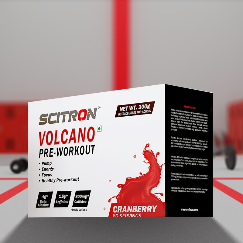 Scitron Volcano Pre-Workout - (Cranberry) - InstaSport